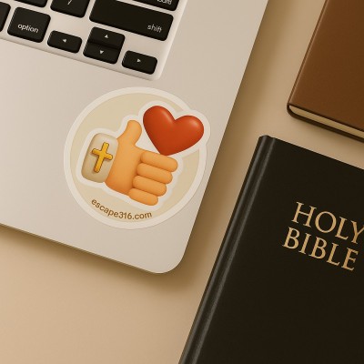 Sticker “Like & Love” Escape316 – Adesivo PVC per laptop, Bibbie e quaderni Profile Picture