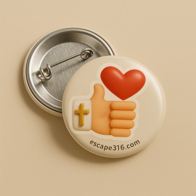 Spilla “Mi piace in Cristo” – Escape316 (Diametro 3,5 cm) Profile Picture