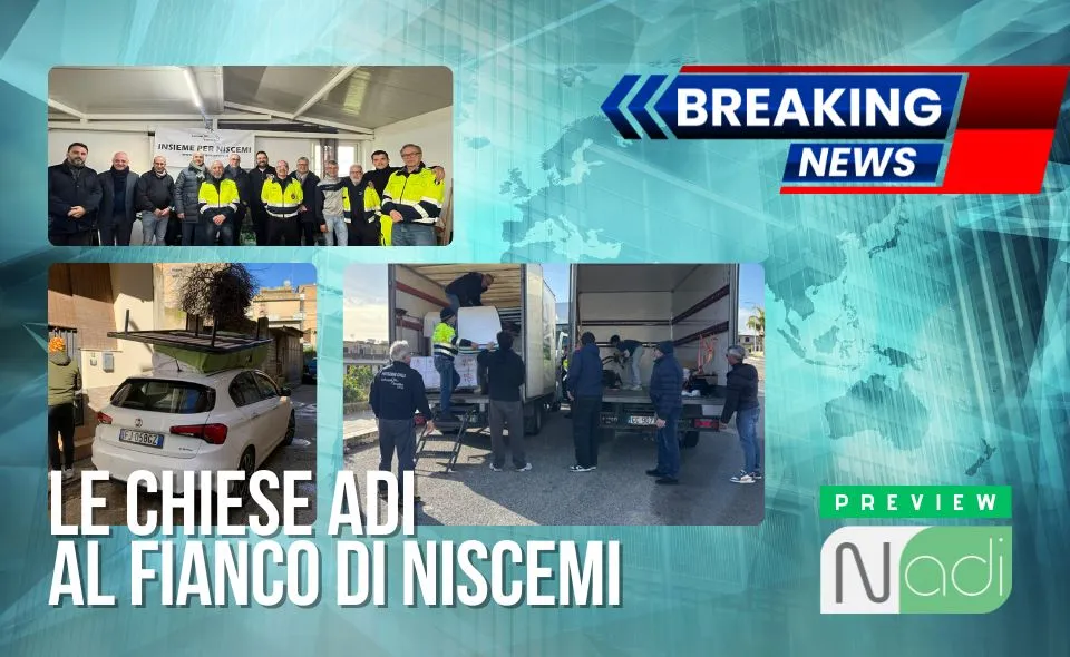 Le Chiese ADI al fianco di Niscemi