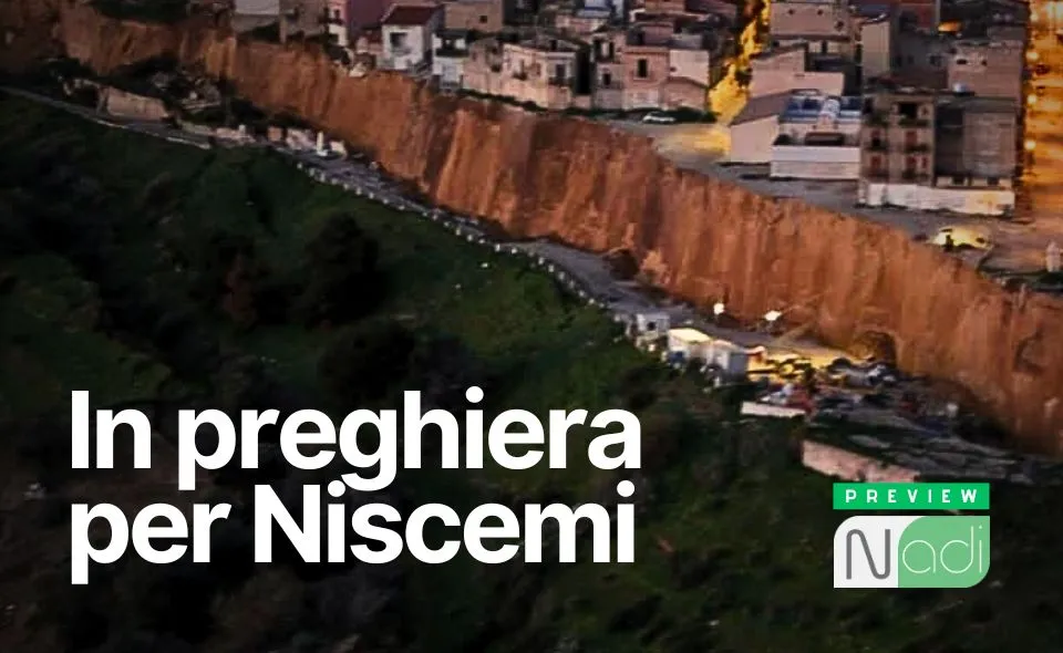 In preghiera per Niscemi