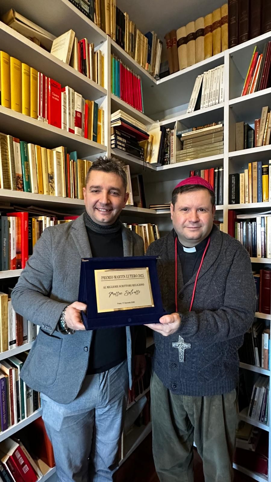 Consegnato il Premio “Martin Lutero” 2025 al migliore scrittore religioso al cattolico Matteo Salvatti