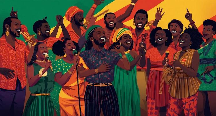 Musica africana alla chiesa battista di Torino