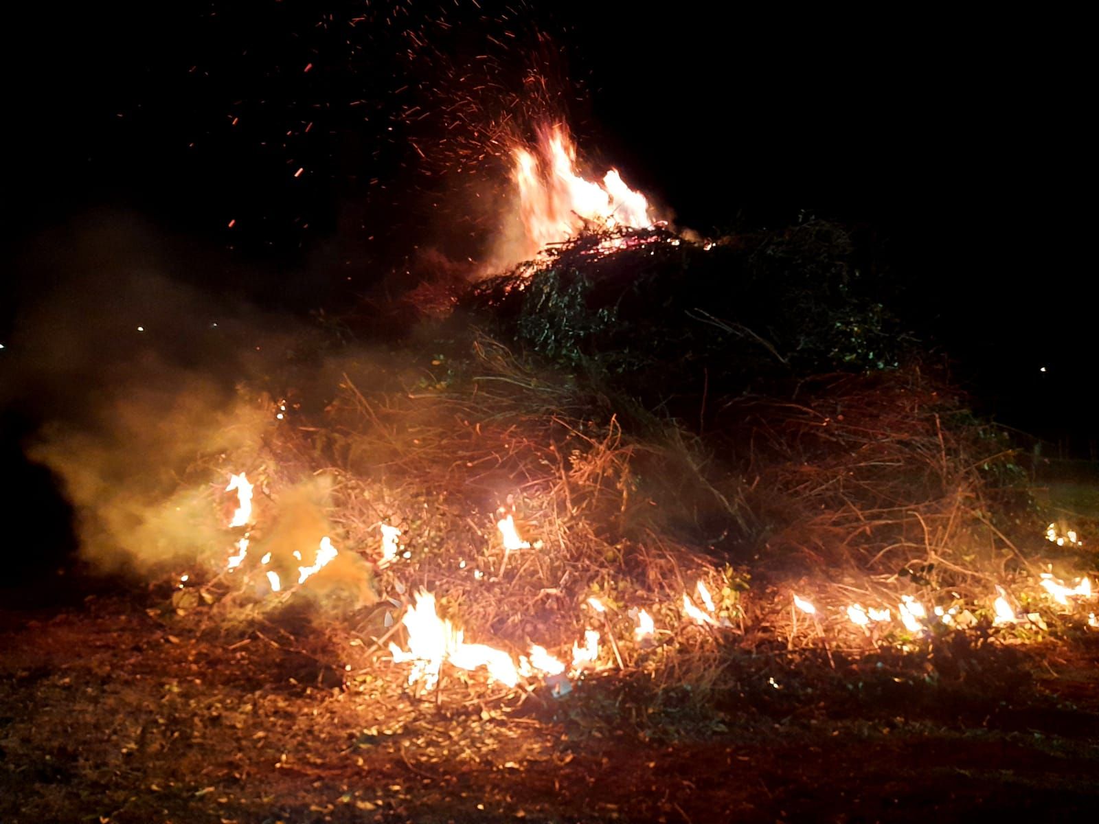 Uno spiacevole epilogo per il falò di Villar Pellice